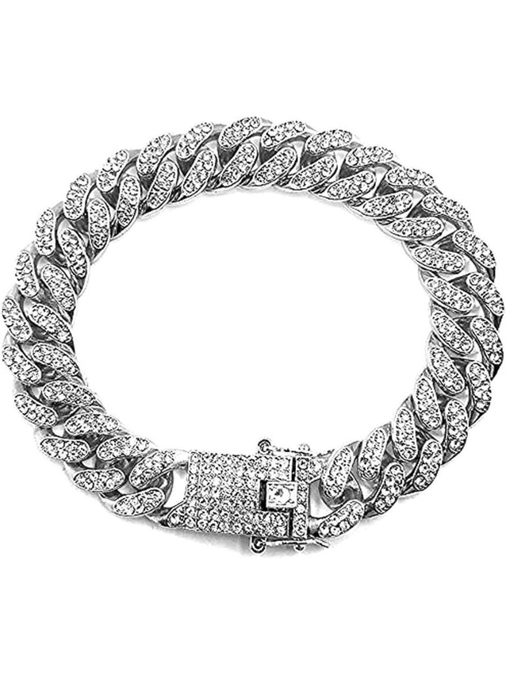 12mm Gold Plated Hip Hop Iced Out CZ Lab Diamond Miami Cuban Link Chain